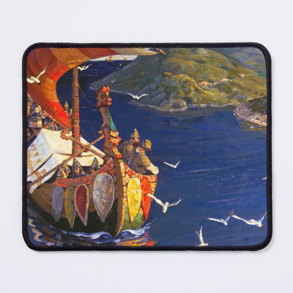 Item preview, Nicholas Roerich Guests from Overseas -Visitors from over the sea designed and sold by TeeARTHY.