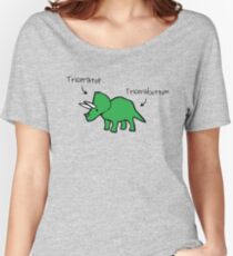 Triceratops Tricerabottom Women's Relaxed Fit T-Shirt