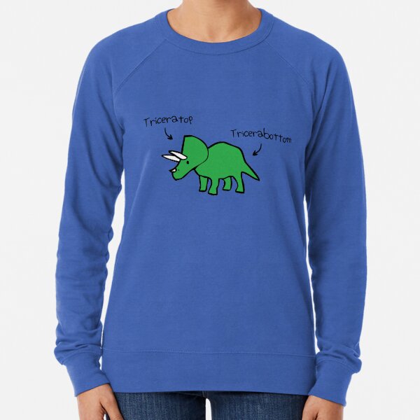 Triceratops Tricerabottom Lightweight Sweatshirt
