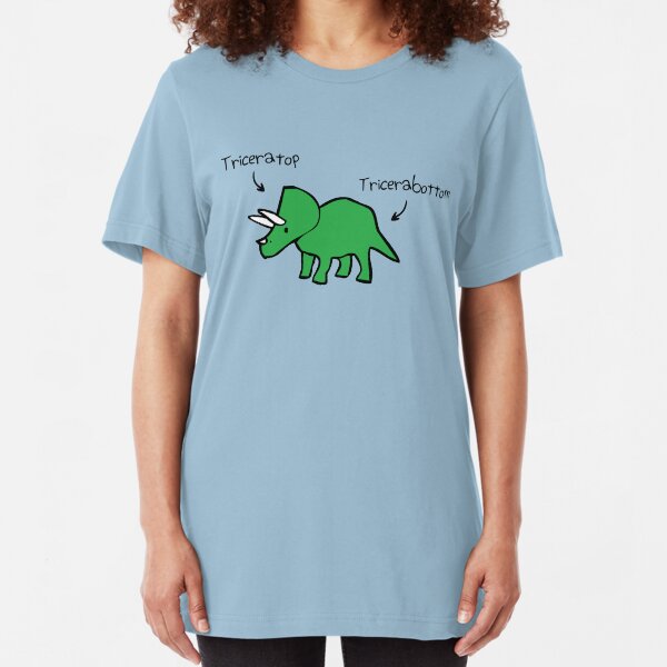 Triceratops Tricerabottom Slim Fit T-Shirt