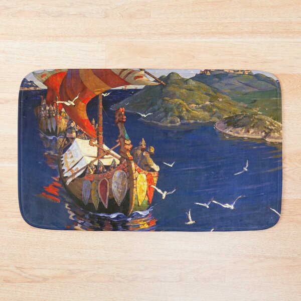 Item preview, Nicholas Roerich Guests from Overseas -Visitors from over the sea designed and sold by TeeARTHY.