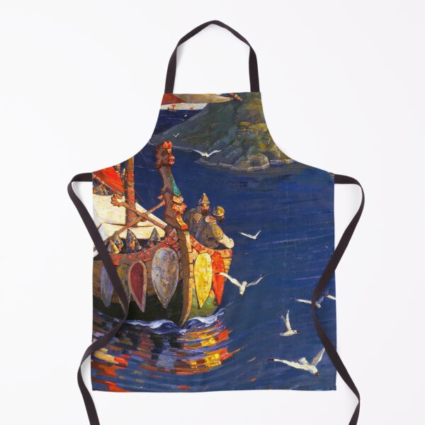 Item preview, Nicholas Roerich Guests from Overseas -Visitors from over the sea designed and sold by TeeARTHY.