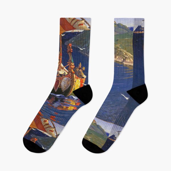Item preview, Nicholas Roerich Guests from Overseas -Visitors from over the sea designed and sold by TeeARTHY.