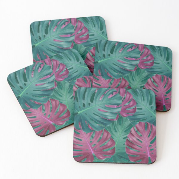 Item preview, Tropical Monstera Leaves Pattern designed and sold by GraphicsClub.