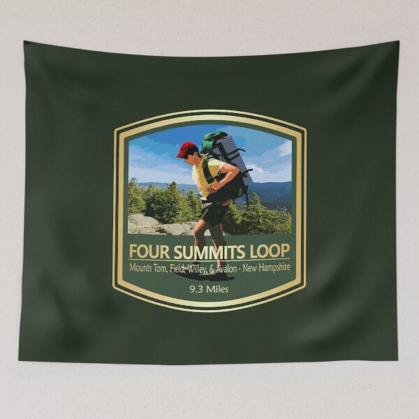 Item preview, Four Summits Loop (PF) designed and sold by curranmorgan.