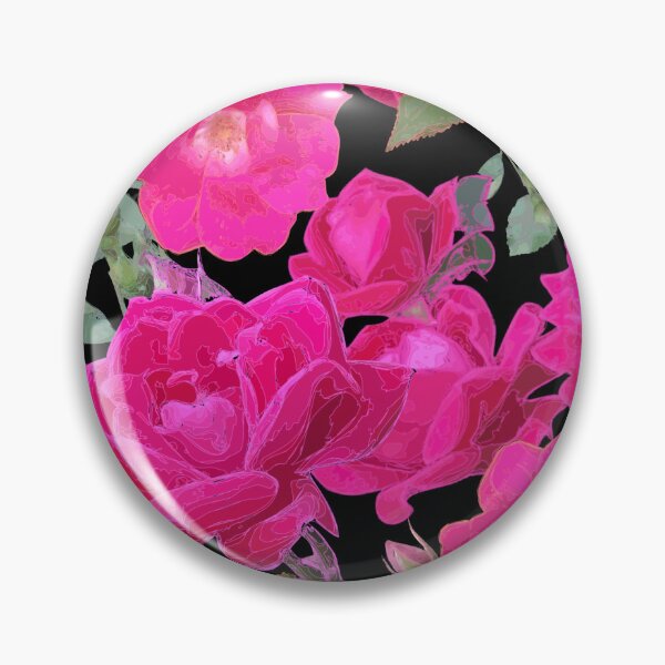 Artikelvorschau, Tossed Roses on Black Half-Drop Repeat 5748 entworfen und verkauft von Art in My Loft.