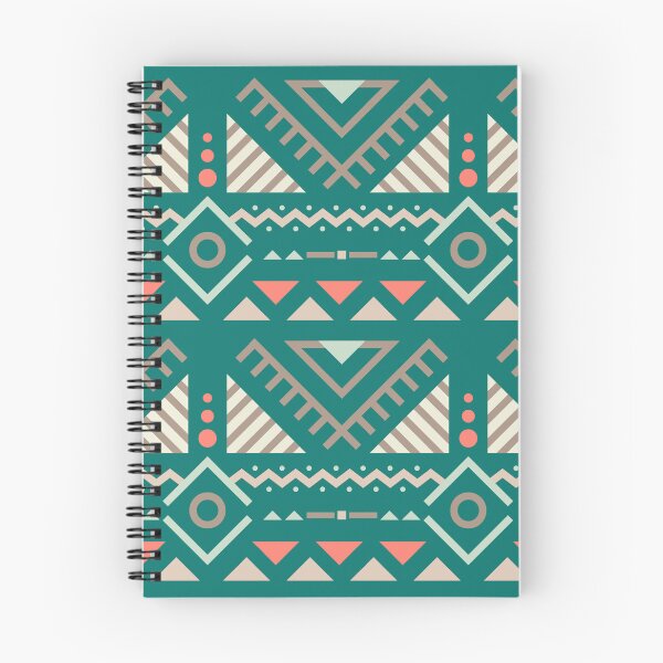Item preview, Geometric Triangles Compilation in Rose Gold and Blue - Multicolor Boho Motif designed and sold by Yeldiz.