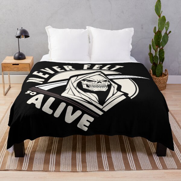 Item preview, Never Felt so Alive Sarcastic Death Funny designed and sold by wingstar.