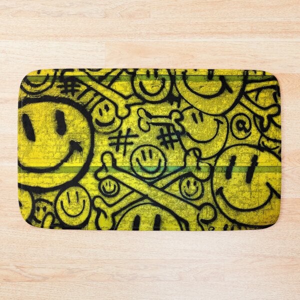 Item preview, Acid House smileys faces ink splashes urban street art. designed and sold by paulo silveira.