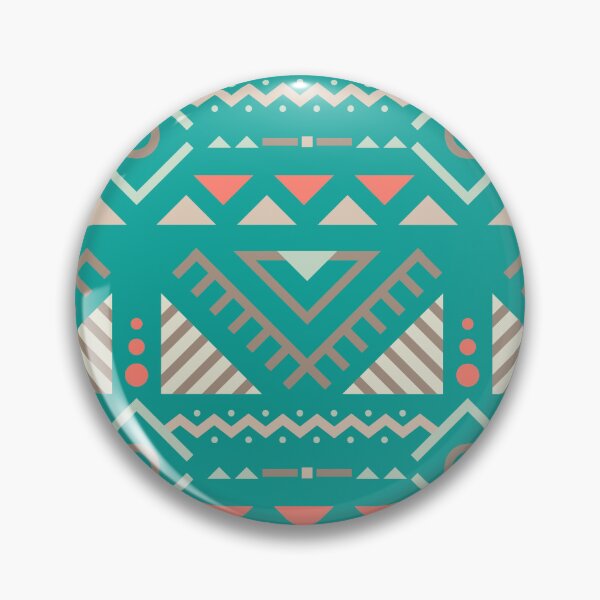 Item preview, Geometric Triangles Compilation in Rose Gold and Blue - Multicolor Boho Motif designed and sold by Yeldiz.
