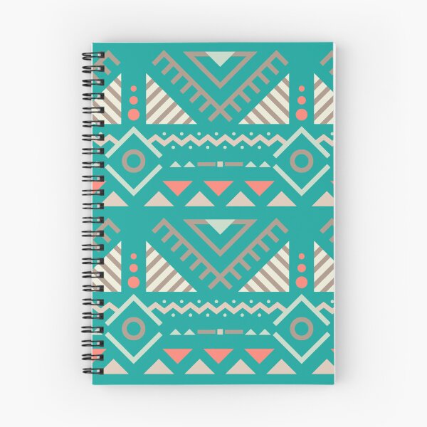 Item preview, Geometric Triangles Compilation in Rose Gold and Blue - Multicolor Boho Motif designed and sold by Yeldiz.