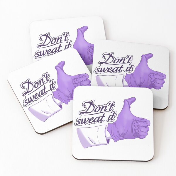 Item preview, Dont sweat it (purple) designed and sold by Science Lab Designs.