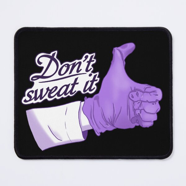 Item preview, Dont sweat it (purple) designed and sold by Science Lab Designs.