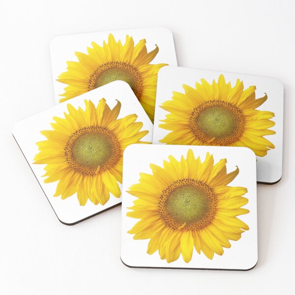Item preview, Yellow Sunflower Photograph Cutout Hydro Laptop Floral Flower Sticker designed and sold by OneWorldLove.