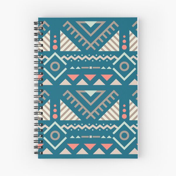 Item preview, Geometric Triangles Compilation in Rose Gold and Blue - Multicolor Boho Motif designed and sold by Yeldiz.