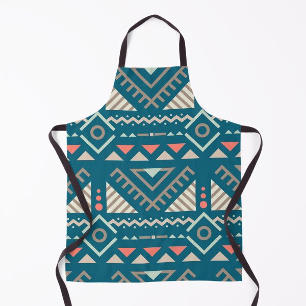 Item preview, Geometric Triangles Compilation in Rose Gold and Blue - Multicolor Boho Motif designed and sold by Yeldiz.