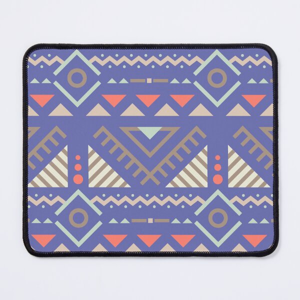 Item preview, Geometric Triangles Compilation in Rose Gold and Purple - Multicolor Boho Motif designed and sold by Yeldiz.