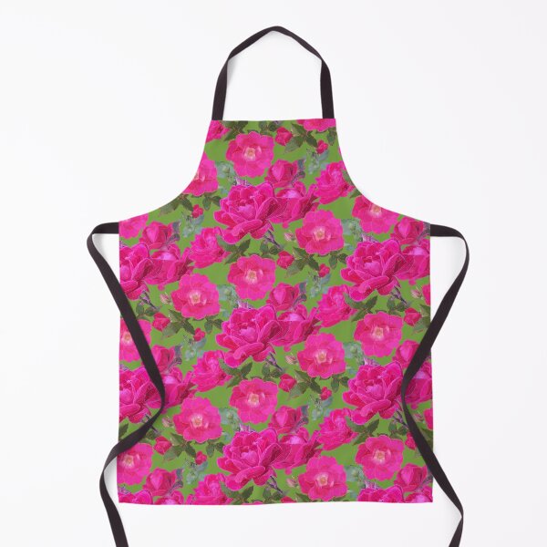 Artikelvorschau, Tossed Roses on Soft Green Half-Drop Repeat 5748 entworfen und verkauft von Art in My Loft.