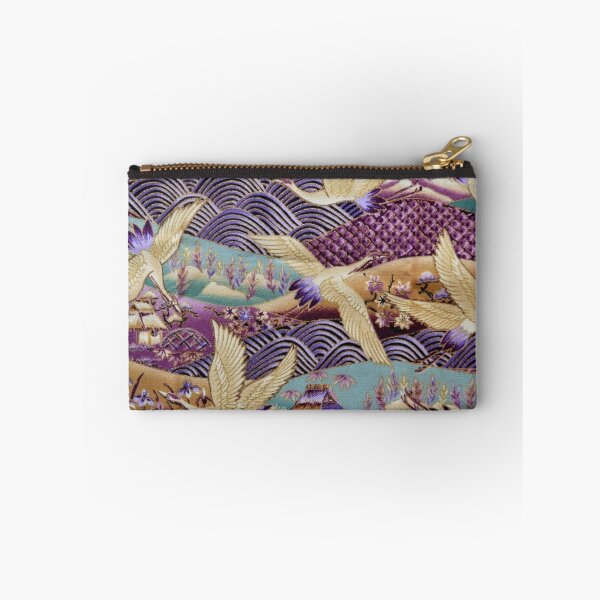 Item preview, Vintage Oriental Golden Birds Purple Landscape designed and sold by silviaol.