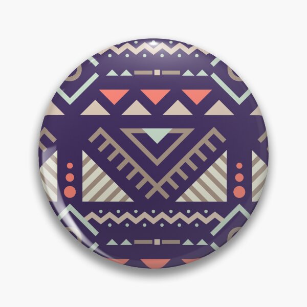 Item preview, Geometric Triangles Compilation in Rose Gold and Purple - Multicolor Boho Motif designed and sold by Yeldiz.