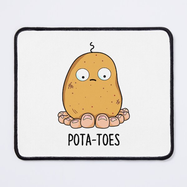 Item preview, Pota-toes Funny Potato With Toes Pun designed and sold by punnybone.