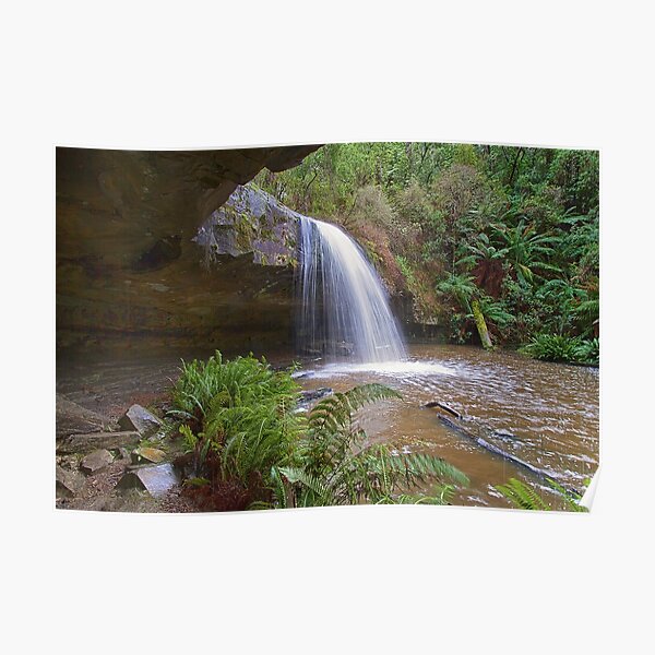 0131 Lower Kalimna Falls - Lorne Poster