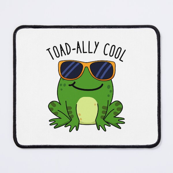 Item preview, Toadally Cool Funny Toad Puns  designed and sold by punnybone.