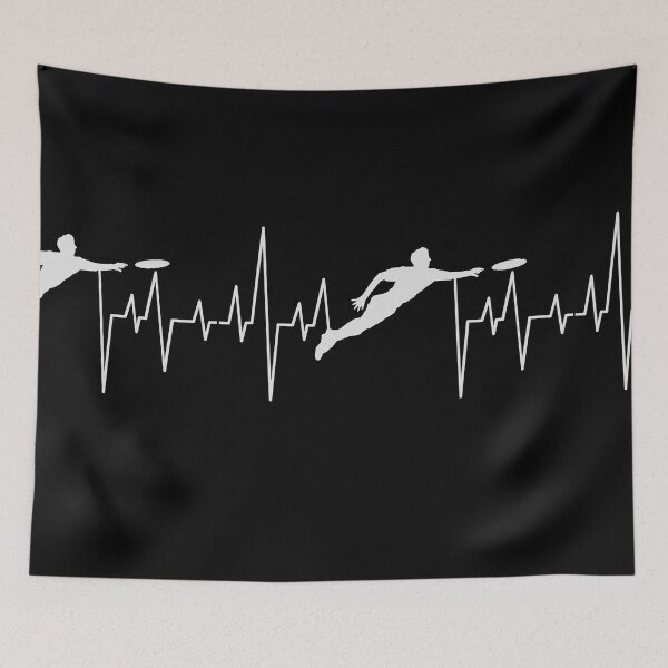 Item preview, Ultimate frisbee love, heartbeat Ultimate frisbee, Ultimate frisbee love, pulse tshirt, heartbeat shirt designed and sold by mwebba2005.