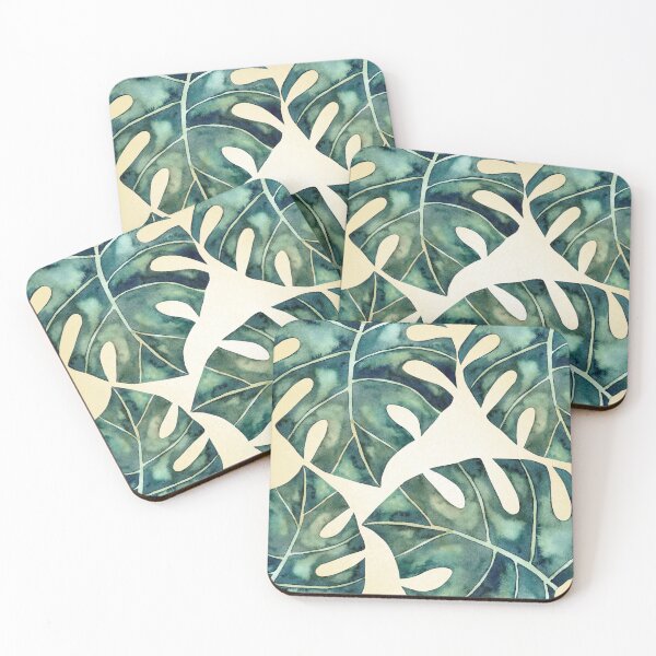 Item preview, Monstera Tropical Leaves Pattern designed and sold by GraphicsClub.