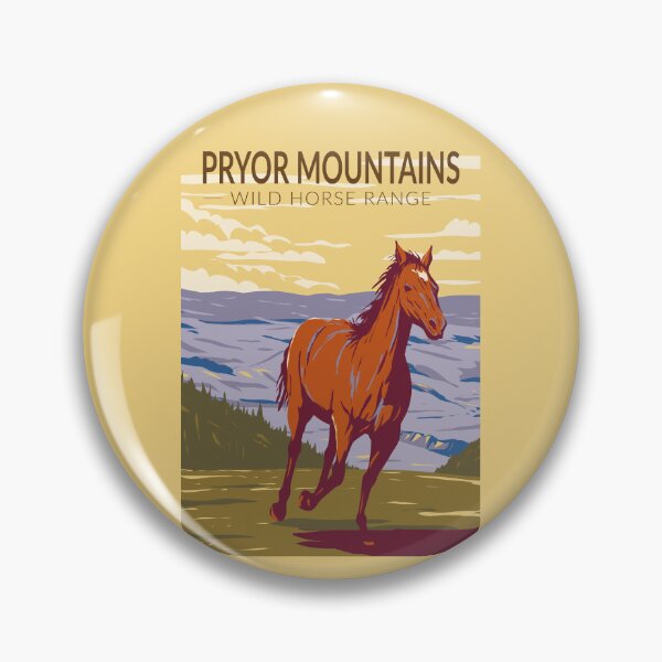 Item preview, Pryor Mountains Wild Horse Range Vintage designed and sold by KrisSidDesigns.