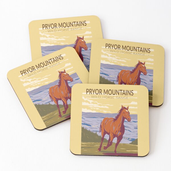 Item preview, Pryor Mountains Wild Horse Range Vintage designed and sold by KrisSidDesigns.