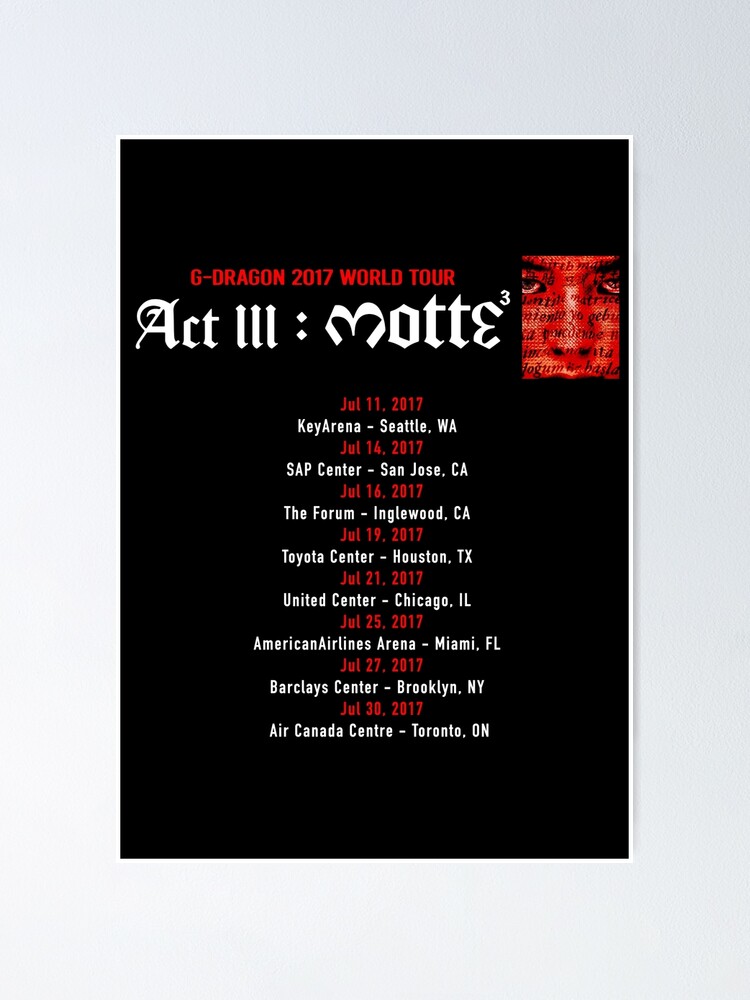 Wardell89 For G Dragon Wall Art Date S Motte Poster By Wardell89