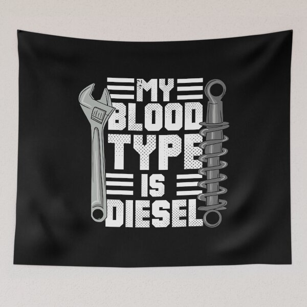 Item preview, Diesel Mechanic Trucker My Blood Type Is Diesel designed and sold by GardNewerd.
