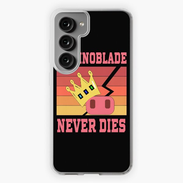 Technoblade Never Dies Blood God Pattern Clear Phone Case for