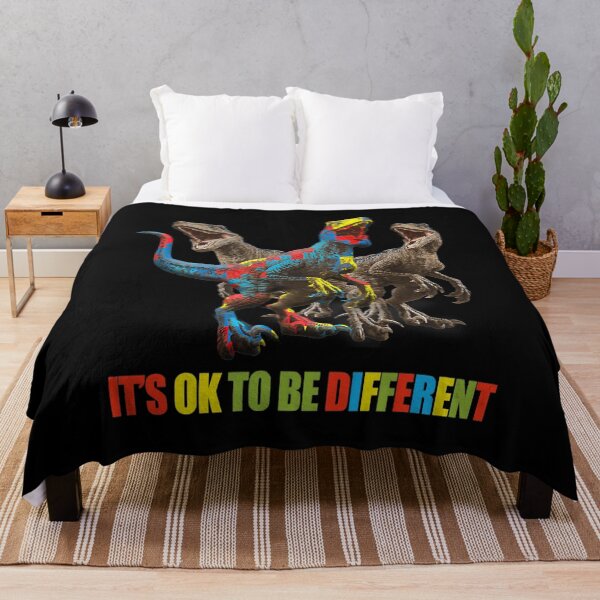 Item preview, It's Ok To Be Different Autism Awareness T-Rex Dinosaurs designed and sold by HaaChris-Artis.