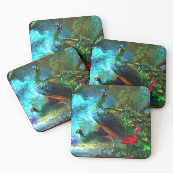 Item preview, Two Beautiful Peacock designed and sold by Mywaymylife.