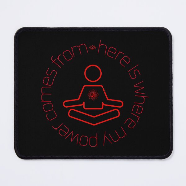 Item preview, Meditation is my Power Floor Pillow designed and sold by MagicWolfStar.