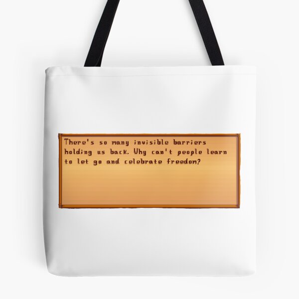 Item preview, Stardew Valley Quotes out of Context Freedom designed and sold by pearlxgirl.