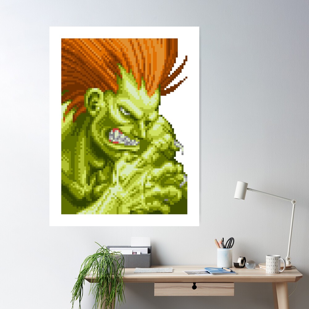 Super Street Fighter 4 Game Blanka Fabric Wall Scroll Poster (21x16) Inches  : : Home & Kitchen