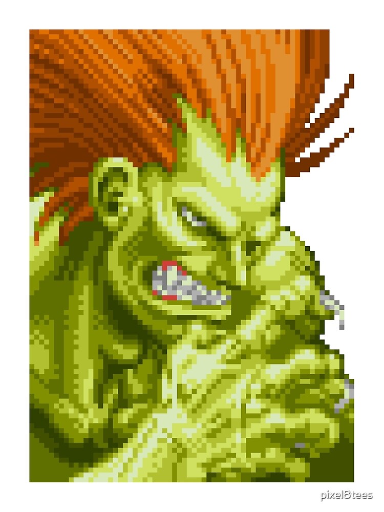 Blanka Street Fighter II Art Print for Sale by winscometjump