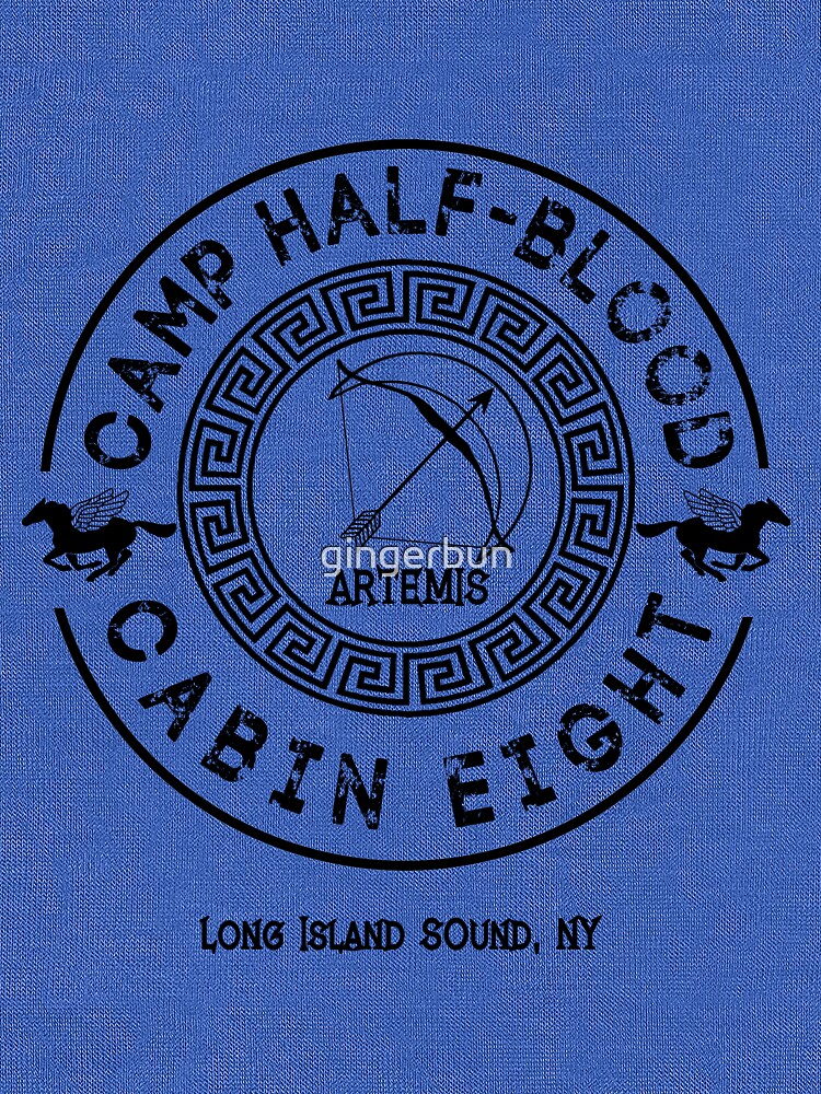 Percy Jackson - Camp Half-Blood - Cabin Eight - Artemis Essential T-Shirt  for Sale by gingerbun