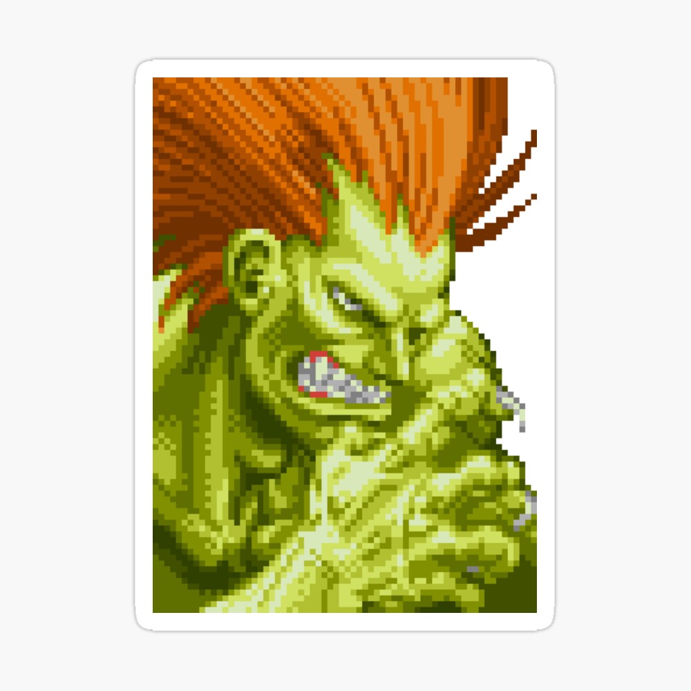 Video Game Art Archive on X: Blanka 'Street Fighter II' Super Nintendo   / X