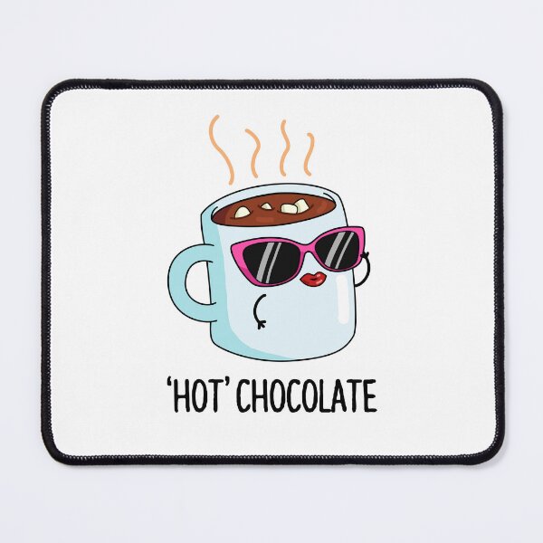 Item preview, Hot Chocolate Funny Hot Cocoa Drink Puns designed and sold by punnybone.