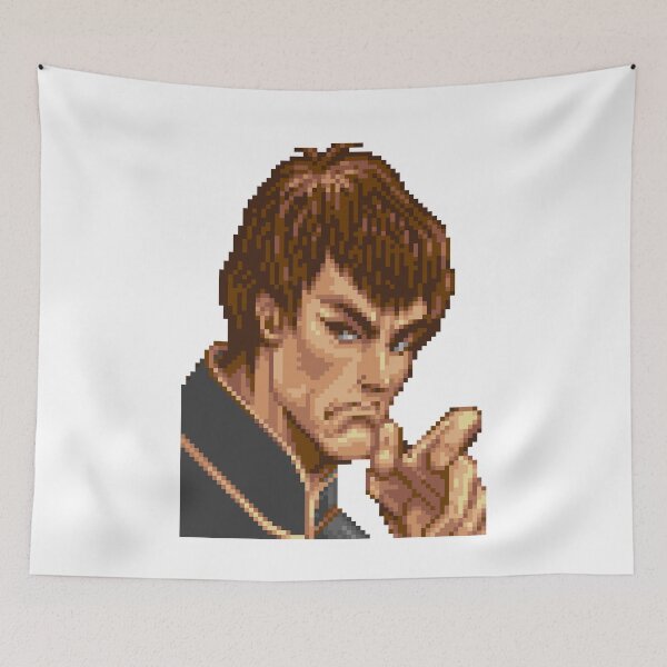 Item preview, Super Street Fighter II - Fei Long designed and sold by pixel8tees.