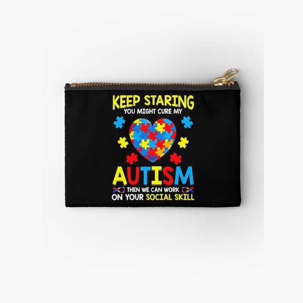Item preview, Keep Staring You Might Cure My Autism Then We Can Work On Your Social Skill Autism Puzzle Gift designed and sold by HaaChris-Artis.