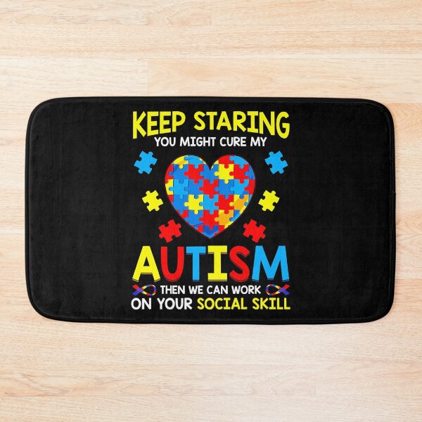 Item preview, Keep Staring You Might Cure My Autism Then We Can Work On Your Social Skill Autism Puzzle Gift designed and sold by HaaChris-Artis.