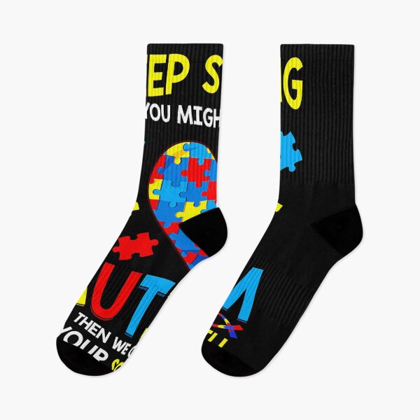 Item preview, Keep Staring You Might Cure My Autism Then We Can Work On Your Social Skill Autism Puzzle Gift designed and sold by HaaChris-Artis.