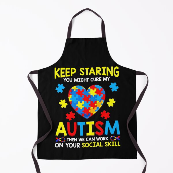 Item preview, Keep Staring You Might Cure My Autism Then We Can Work On Your Social Skill Autism Puzzle Gift designed and sold by HaaChris-Artis.