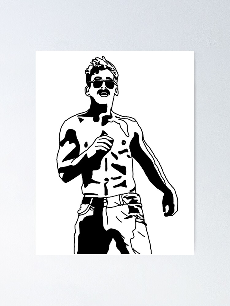 "Miles Teller "Rooster" Top Gun Maverick" Poster for Sale by megtay14