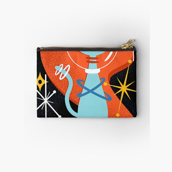 Item preview, Cute Atomic Space Cat in Vintage Retro Vibes  designed and sold by AvaBrown1.